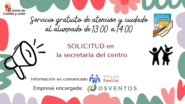 SERVICIO CUIDADO 13-14H SECRETARIA